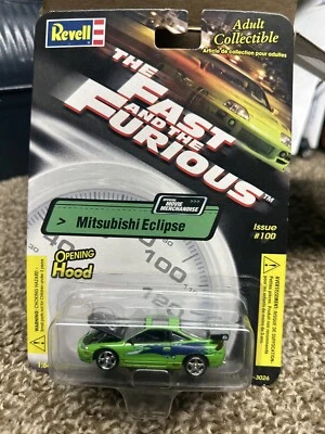 2002 Revell Die-Cast Mitsubishi Eclipse The Fast and the Furious  1:64 NEW - Image 1 of 4