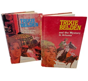 Trixie Belden Vintage Books Hardcover 1970 Mystery in Arizona Blinking Eye Campb - Picture 1 of 10