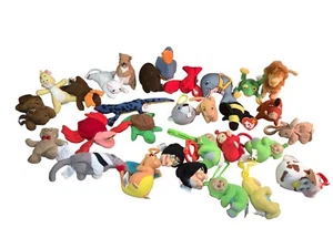 Vtg Lot 30 Teletubbies Ferbie Pokemon Clip On and Stuffed Mini Plush 90s 00s - Picture 1 of 6