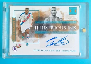 2023-24 Impeccable Crystal Palace Christian Benteke illustrious Ink Auto 1/1 - Picture 1 of 2