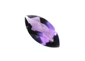 BONITA PIEDRA PRECIOSA AMATISTA FACETADA MARQUESA 8 x 4 mm ÁFRICA - Imagen 1 de 2