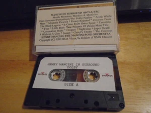 RARE PROMO Henry Mancini CASSETTE TAPE Creature From Black Lagoon OUTER SPACE + - Picture 1 of 2
