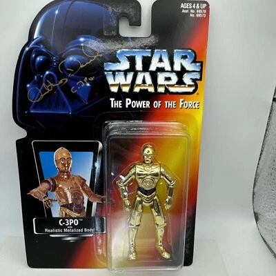 Figura de acción Kenner C3PO 1995 Star Wars firmada por Anthony Daniels pegatina certificado de autenticidad PSA Foto 1 de 4