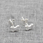8 Pairs Sterling Silver Butterfly Ear Posts w/ Ear Nuts 925 Silver Stud Earrings