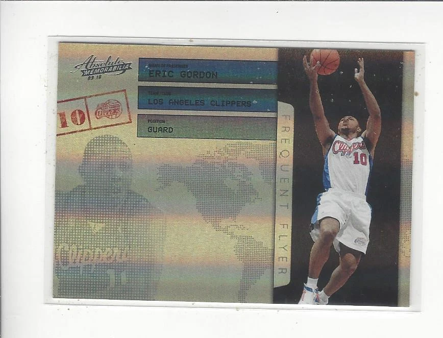 2009-10 Absolute Memorabilia Frequent Flyer #3 Eric Gordon Clippers /100  - Image 1 of 1