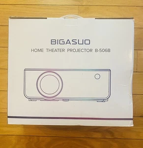 Bigasuo projector home theater B-506B Bluetooth,usb,32GB, 1080P New Open Box - Picture 1 of 12