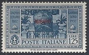 1932 EGEO NISIRO GARIBALDI 1,25 LIRE MH * - RR11738 - Picture 1 of 1