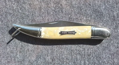 Navaja de bolsillo Ireland FISHING 5", con removedor de ganchos, escalador y hoja elevadora Foto 1 de 4