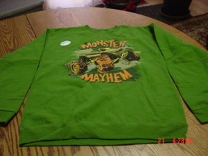 NWOT Boys Pullover Monster Mayhem Sweatshirt XL Read Measurements! - Picture 1 of 3