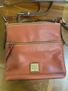 Dooney & Bourke Pebble Grain Large Tassel Crossbody Shoulder Bag Purse - Picture 1 of 6