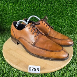 Cole Haan Herren Lenox Hill Geteilte Zehe Oxford Braun Leder Größe 9,5 Gebraucht - Bild 1 von 8