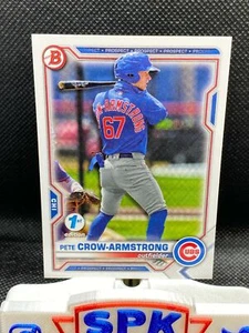 2021 Bowman Draft 1st Edition PETE CROW-ARMSTRONG CHICAGO CUBS BD-12 - Picture 1 of 1