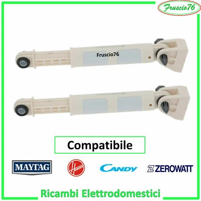 ZANUSSI Coppia Ammortizzatori per Lavatrice Candy Hoover Zerowatt 167CY08 120 N 41017168