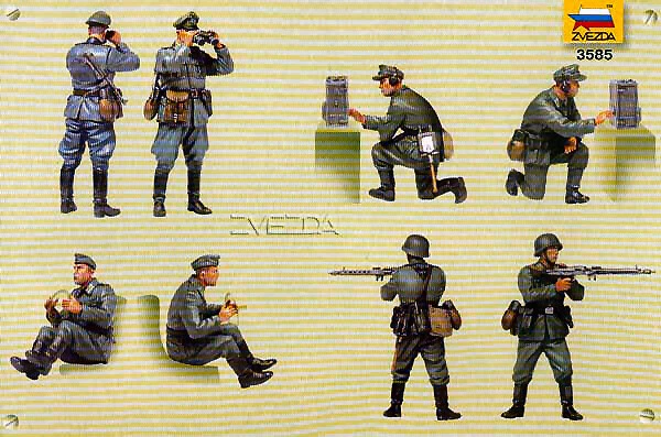 Kit plástico semipista alemán tripulación modelo 1:35 ZVEZDA Foto 1 de 1