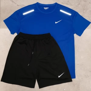 Nike Miller Tracksuit - Blue/Black 1/1 Shorts Set *READ DESC* - Picture 1 of 2