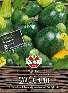 MHD 01.2026 Sperli calabacín ocho bolas F1 híbrido, bola de billar semillas grandes - Imagen 1 de 2