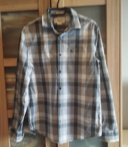 Original Penguin By Munsingwear Hombre’s L Heritage Calce Ajustado Botones Cuadros - Imagen 1 de 10