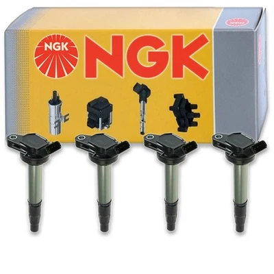 4 bobinas de encendido NGK para Toyota Prius V 2012-2017 1,8 L L L4 bujía cable te Foto 1 de 4