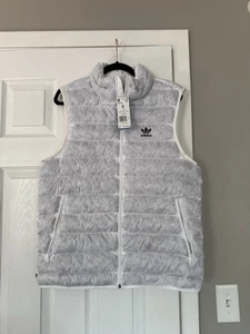 Giubbotto giacca invernale uomo Adidas bianco puffer nuovo con etichetta  - Foto 1 di 10