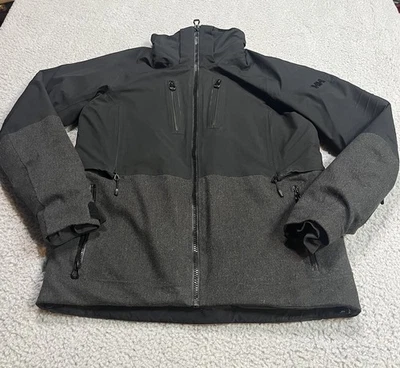 Helly Hansen Jacket Mens Large Black Full Zip HOD Icon 2.0 Recco Ski Snowboard - Image 1 of 4