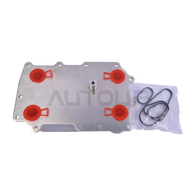 NEW Fits For Paccar Oil Cooler 1780140+Gaskets US - Image 1 of 3