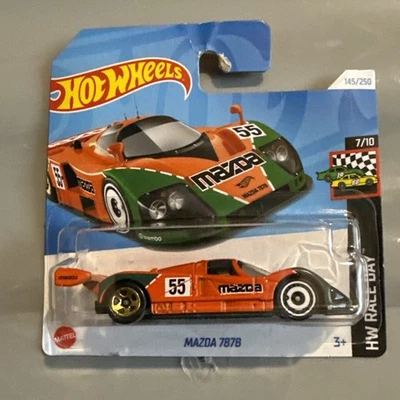 Hot Wheels Mazda 787B Orange - Damaged Packaging - Image 1 of 4