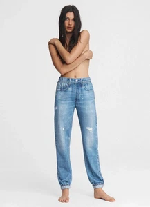 rag & bone Miramar Jogger Cotton Terry Sweatpant Jeans Womens S NWOT $225 - Picture 1 of 18