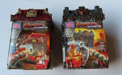 Mega Bloks Dragons Metal Ages  9818 Odaku Invasion & 9819 Ferroch Last Stand - Image 1 of 4