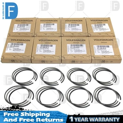 8PCS OE Piston Rings Set Φ84.5mm STD For Audi A8 S6 S7 RS6 C7 4.0T V8 CEU CTG - Image 1 of 4