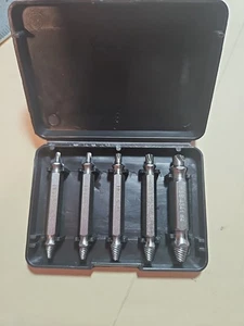 Brand New! 5 Pc Speed-Outs Damaged Screw Extractor Set - Picture 1 of 5
