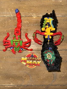 Mighty Max Bluebird Vintage 1993 STINGS SCORPION Doom Zone - Missing Minis - Picture 1 of 11