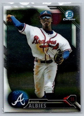2016 Bowman Chrome Prospects  Ozzie Albies BCP110 - Image 1 of 2