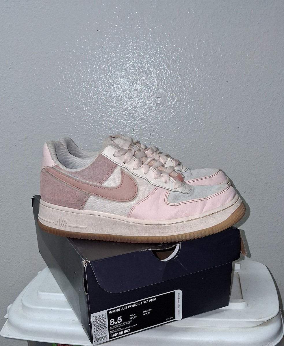 Nike Air Force 1 Premium Pink W for sale | eBay