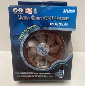 Zalman Ultimate Performance Ultra Quiet CPU Cooler CNPS9700 LED NEW Sealed - Picture 1 of 7