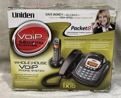 Uniden Voip 5.8 全屋数字电话系统 UIP 全新开箱 — 第 1/4 张图片