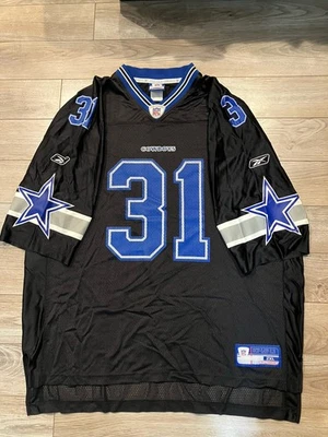 Camiseta deportiva Reebok de la NFL 2XL 2X de los Dallas Cowboys #81 Williams negra con variación de logotipo Foto 1 de 3