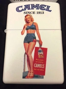 Zippo Pinup Girl Camel 2015 CZ 862 Blue Bathing Suit 50 Made Ultra RARE Feuerzeug - Bild 1 von 9
