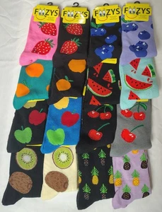 16 pairs Women's Crew Socks Food Bundle NWT Foozys New With Tags - Picture 1 of 1