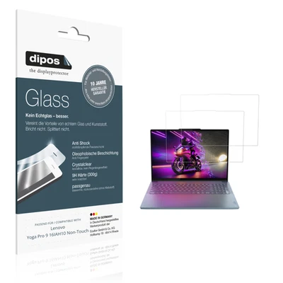 2x Screen Protector for Lenovo Yoga Pro 9 16IAH10 Non-Touch Flexible Glass 9H - Image 1 of 4