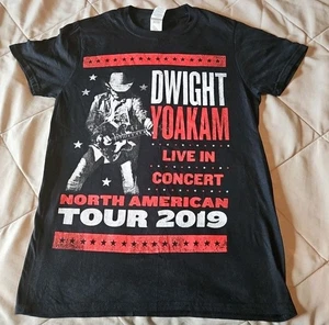 Camisa Dwight Yoakam Para Hombre Pequeña 2019 Gira de Conciertos Música Country de América del Norte - Imagen 1 de 7
