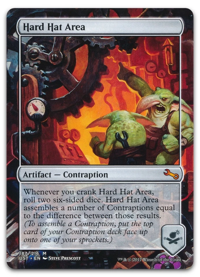 Hard Hat Area #187 (NM) Unstable UST Magic MTG - Image 1 of 1