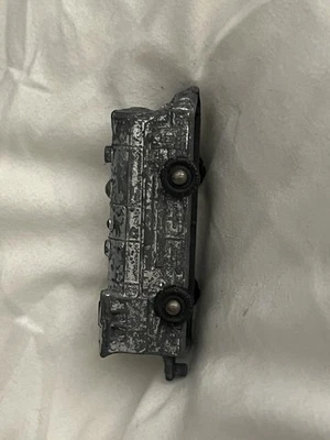 Locomotora Barclay Railroad vintage de los años 30 de acero prensado plata 335 juguetes de piso Foto 1 de 4