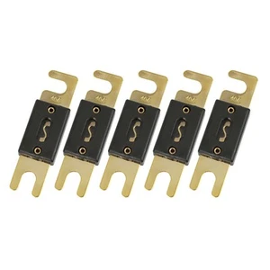 5 Pcs 40 Amp ANL Fuse Gold Tone Plated for Car Audio Video Stereo - Picture 1 of 4