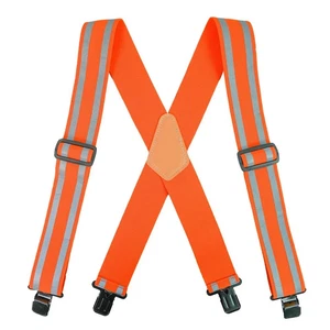 Tiras reflectantes de seguridad|Suspensores de trabajo con soporte de tira reflectante de alta visibilidad... - Imagen 1 de 4