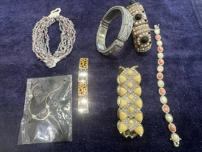 Lote de 7 pulseras eclécticas boho vintage- ¡Nueva moda plateada y dorada! Foto 1 de 4