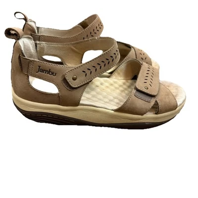 Sandalias Jambu Sadona en color topo para mujer talla 7,5 W cómodas  Foto 1 de 4