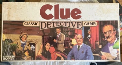 Vintage NIB 1986 Parker Brothers CLUE -Classic Detective Game FACTORY SEALED NEW - Image 1 of 2