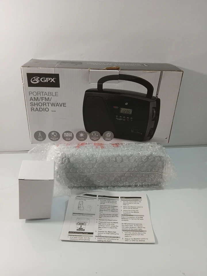 GPX Portable AM/FM Shortwave Radio, New - Image 1 of 4