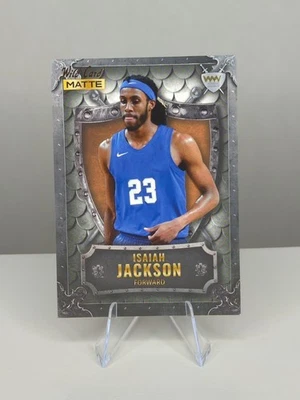 2022-2023Wild Card Matte Weekend Warriors Isaiah Jackson #WW-15  - Image 1 of 2