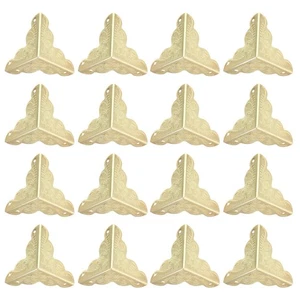  60pz Protezioni Angolari Scatola Metallo - 1x1x1" Bordo Triangolo Decorativo Retrò - Foto 1 di 17